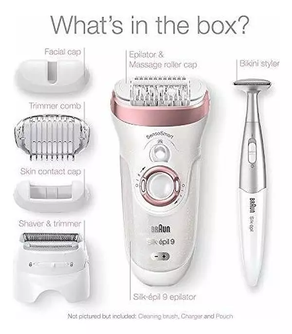Salud y Equipamiento Médico - Depiladora Braun, Depilacion Para Mujeres, Serie 9-890   - 2