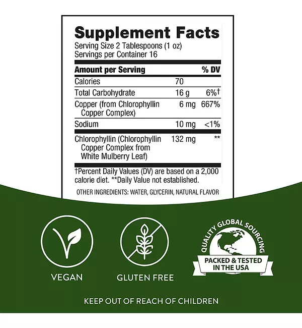 Salud y Equipamiento Médico - Clorofila 132 Mg Nature's Way 2