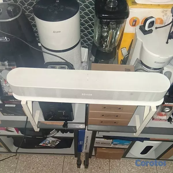 dvds, bluerays y peliculas - Sonos Beam (Gen 1) Sound Bar + Soporte de Pared Or 9