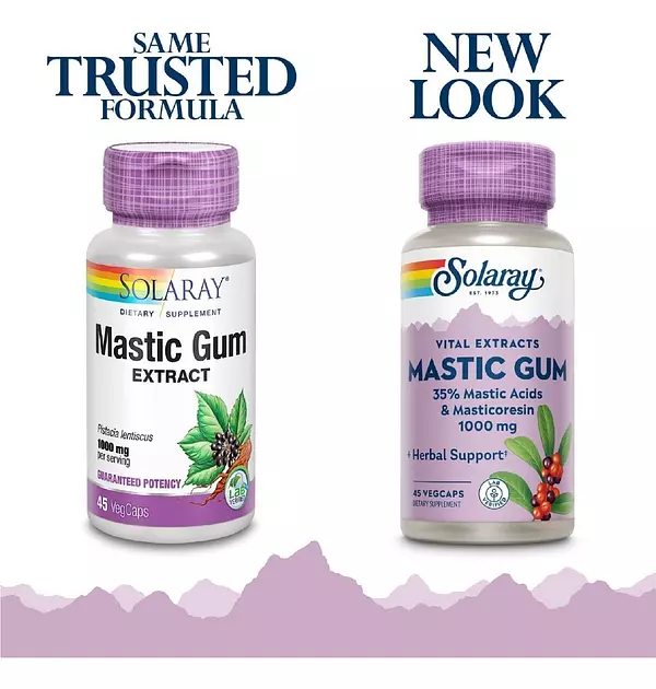 Salud y Equipamiento Médico - Solaray Mastic Gum Extract 500 Mg - 45 Capsulas 3