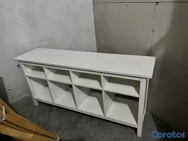 muebles y colchones - Mueble consola blanco moderno con repisas (tipo IK 3