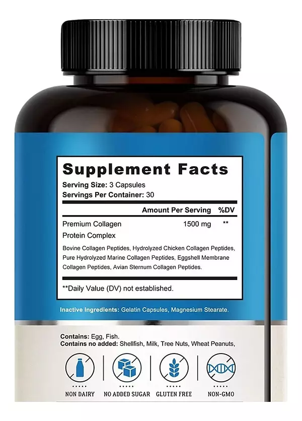 Salud y Equipamiento Médico - Colageno Nurturly 90 Cap 1500 mg 2