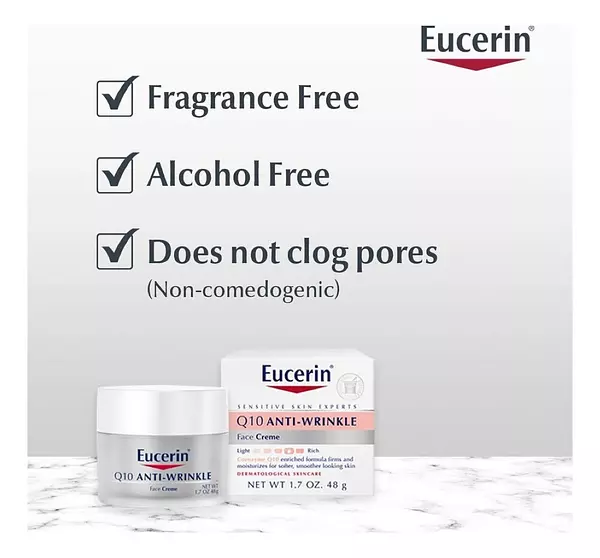 Salud y Equipamiento Médico - Crema Facial Atiarrugas Piel Sensible Con Q10 Eucerin 4