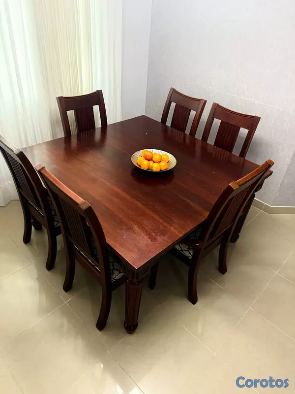 muebles y colchones - Comedor Caoba  4