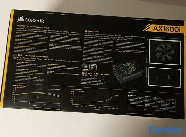 computadoras y laptops - Power supply Corsair AX 1600i 
Power supply Supernova EVGA 1600 P2 2