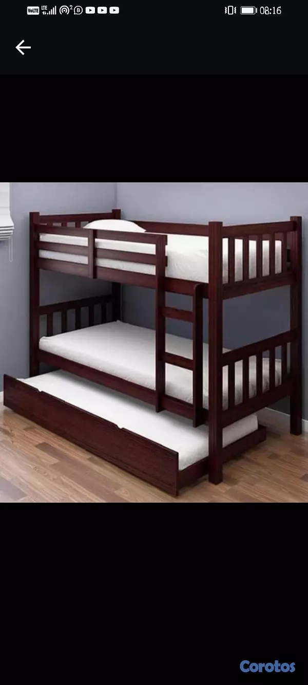 muebles y colchones - Camarotes triple. Pueden dormir hasta 4 o 5 personas.  4
