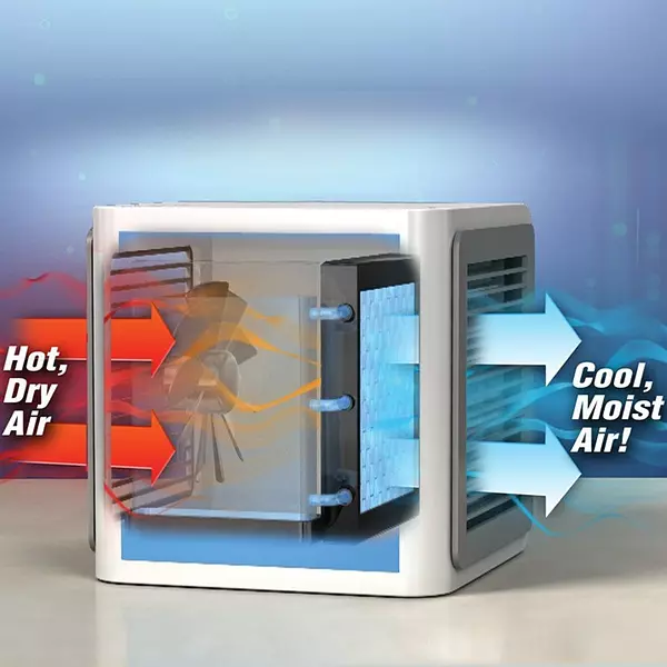 otros electronicos - Ventilador Aire FRIO Aire portatil personal climatizador ACONDICIONADO ABANICO 5