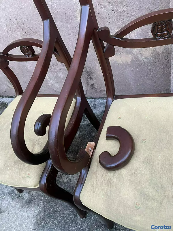 muebles y colchones - Butacas en Caoba 4