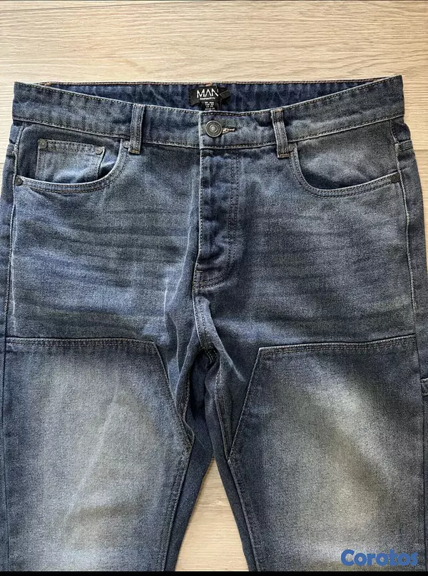 ropa para hombre - BOOHOOMAN JEAN FLARED CARPINTER #34 4