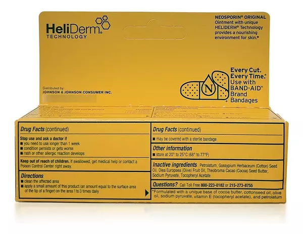 Salud y Equipamiento Médico - Crema Unguento Neosporin Original  1 Oz 2