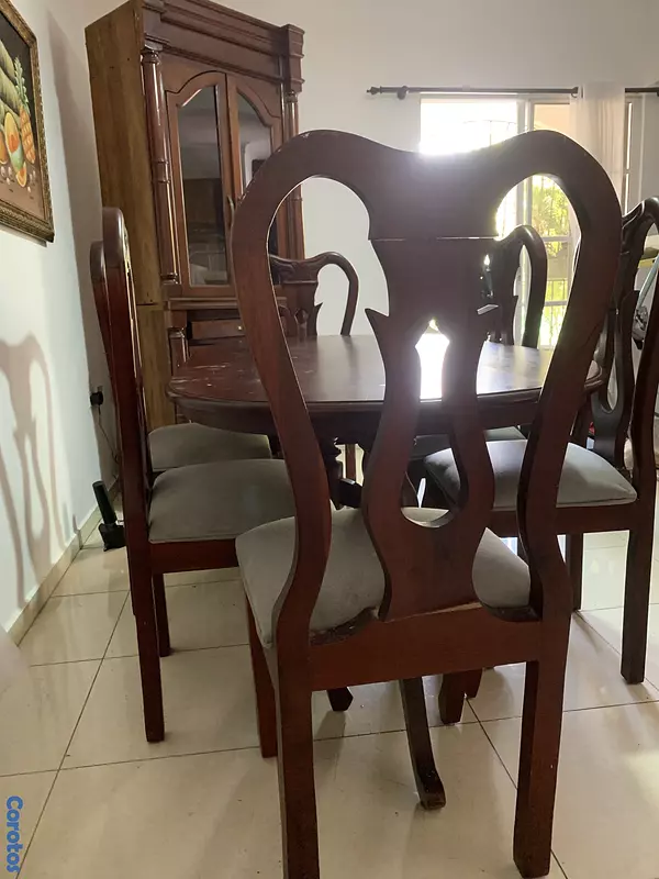 muebles y colchones - Vendo Juego de Comedor en caoba  7