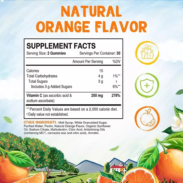 Salud y Equipamiento Médico - Vitamina C Vitalitown 60 Gum - Uni - Unidad A $2792 2