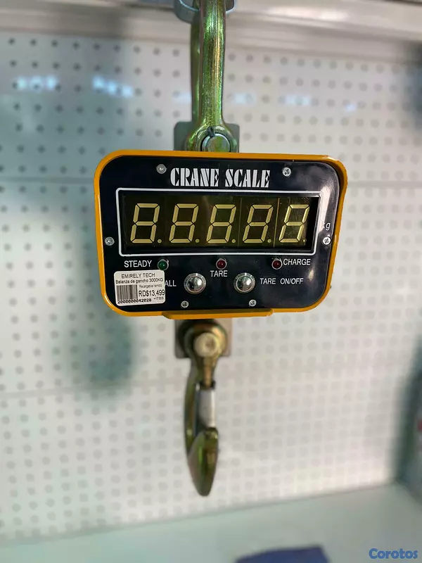 equipos profesionales - Balanza Digital Escala 3000Kg Peso gancho colgante 4