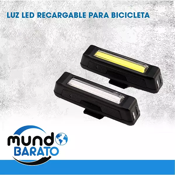 bicicletas y accesorios - Luz led USB recargable para bicicleta LED rojo 100 lúmenes bike mtb 2