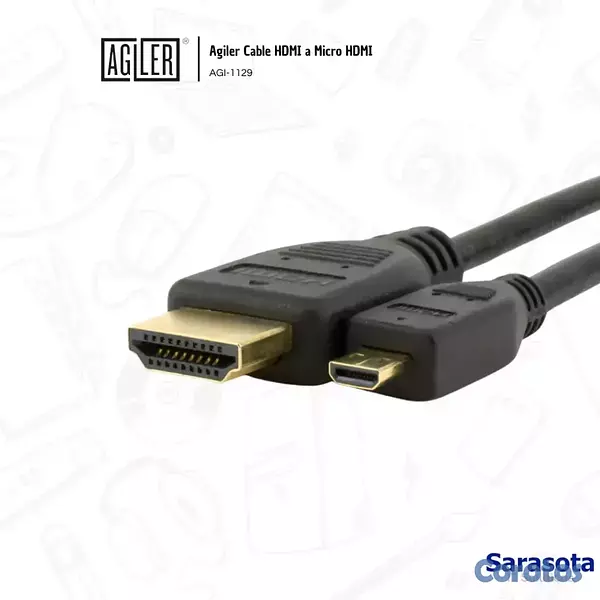 accesorios para electronica - Agiler Cable HDMI a Micro HDMI (AGI-1129)