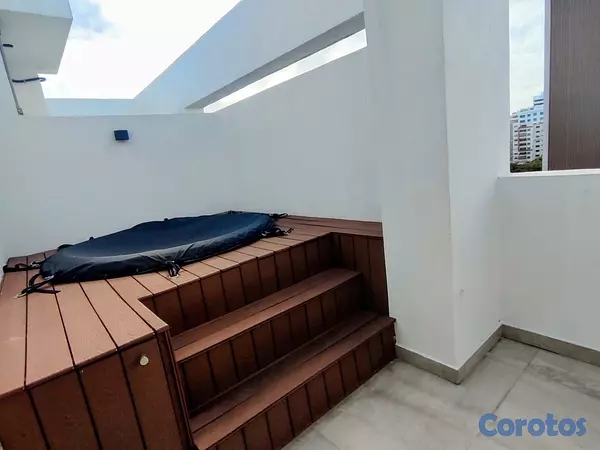 apartamentos - vendo amueblado piso 10 serralles una habitación parqueo baño área lavado  8