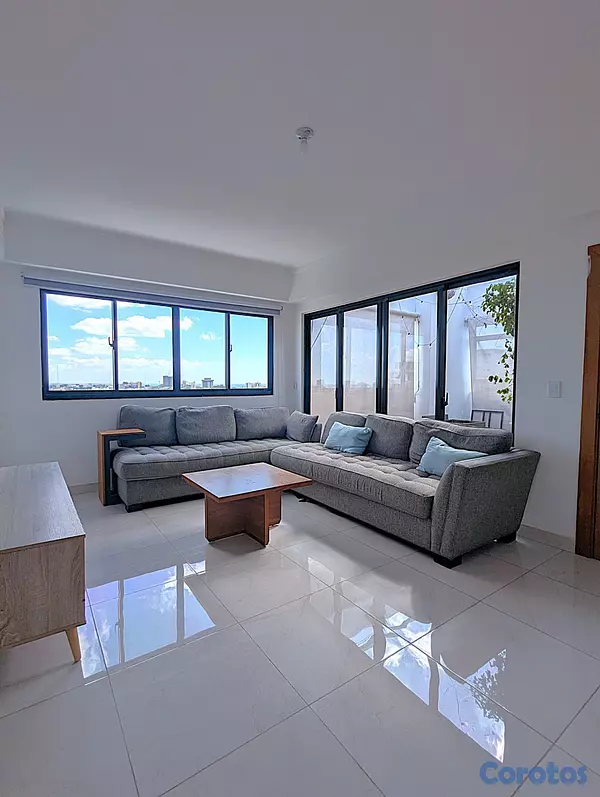 penthouses - Naco. Encantador penthouse de 3 niveles, 2 hab + a 9