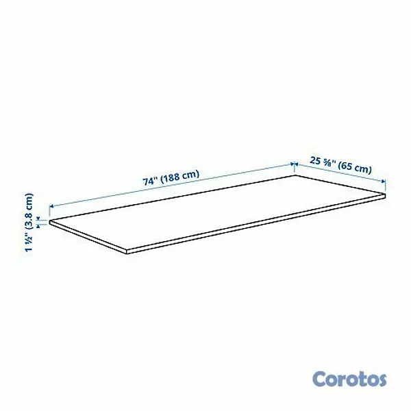 muebles y colchones - Vendo Escritorio Ikea con Tope Encimera 5