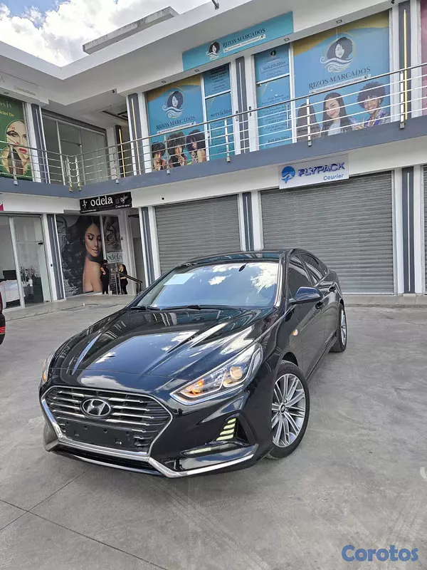 carros - HYUNDAI SONATA NEW RISE 2018 NEGRO GASOLINA 6