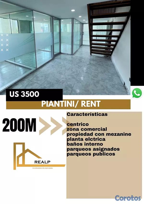 oficinas y locales comerciales - Alquiler local en Piantini  1