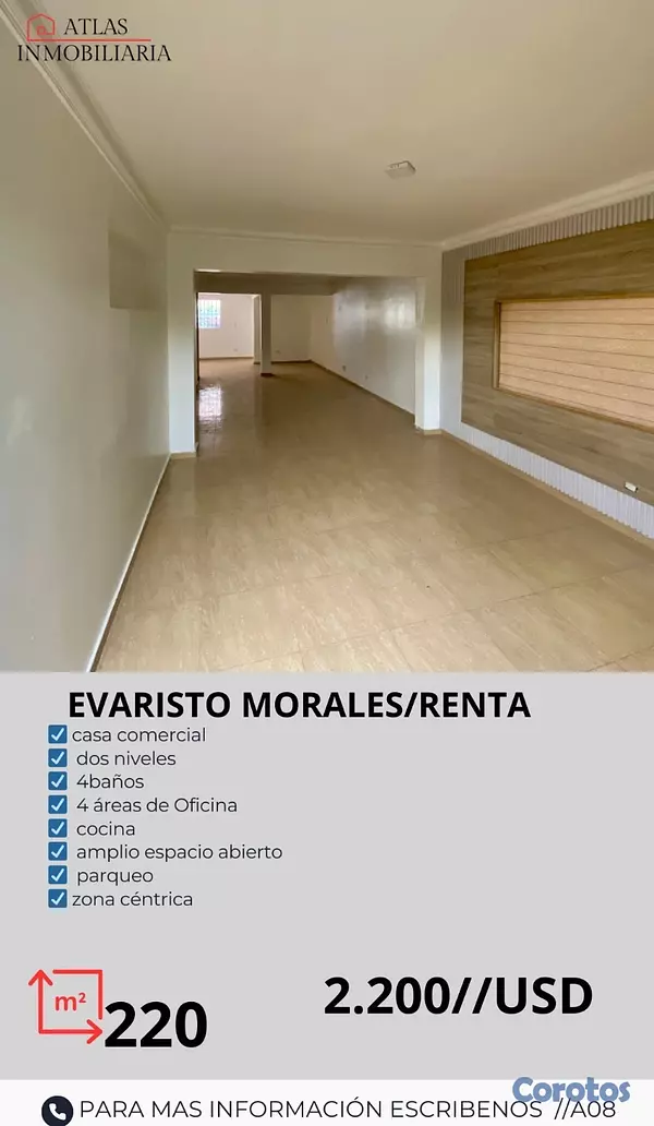 casas - se alquila casa comercial  2