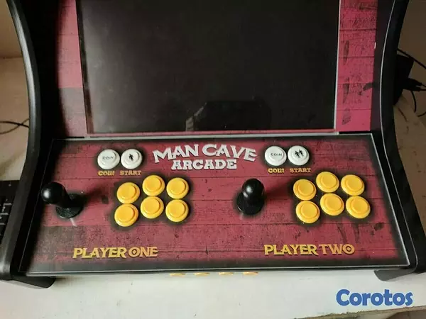 consolas y videojuegos - Gabinete Arcade Bartop con botones 4