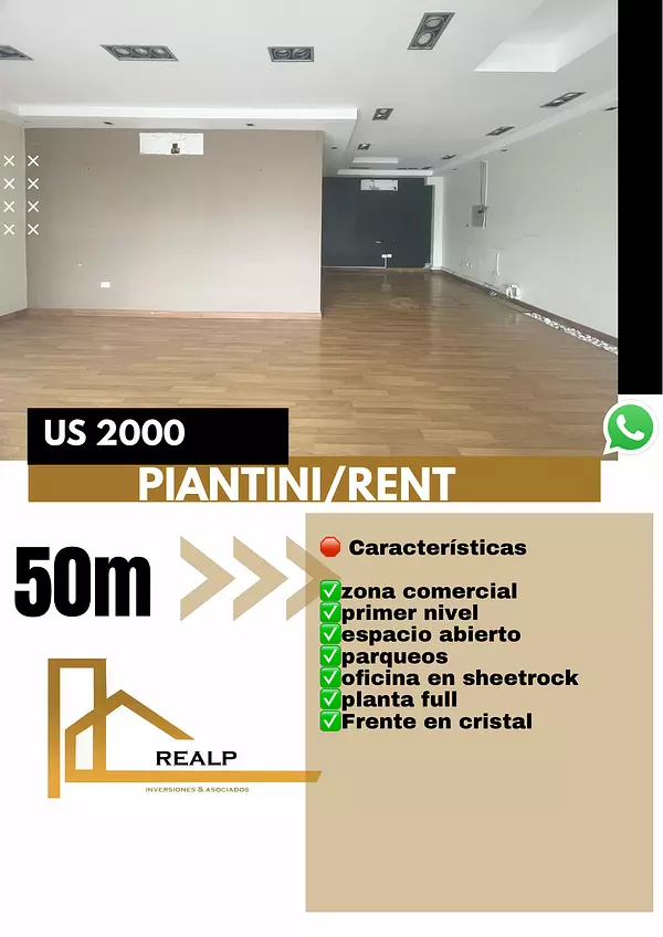 oficinas y locales comerciales - Alquiler local en Piantini  1