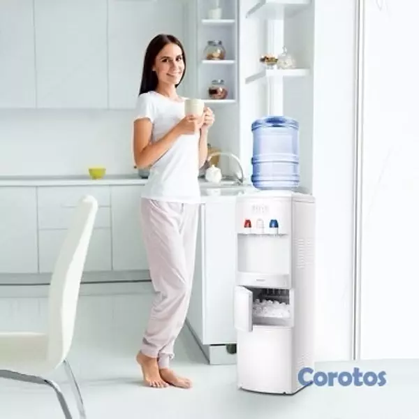 electrodomesticos - Dispensador de agua con hielera incluida, Agua fría y agua caliente (bebedero) 4