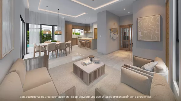casas vacacionales y villas - Villas Turísticas (Daos-Diamante), Bávaro-Punta Cana 5