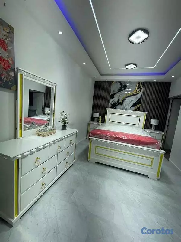 muebles y colchones - Juego de habitación pirámide completo con su colch 8