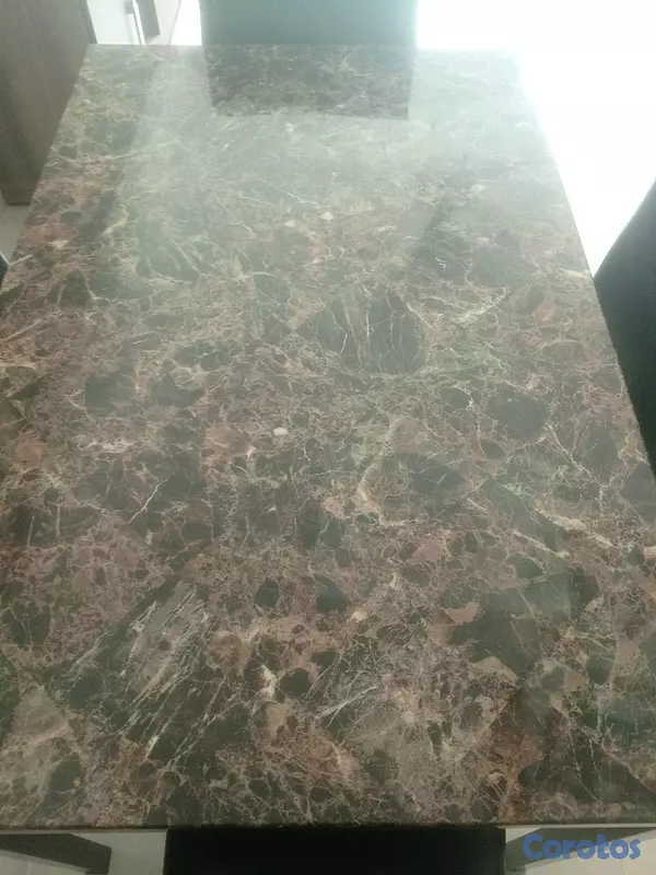 muebles y colchones - mesa marmolisada  2