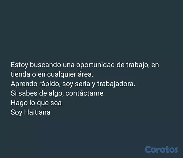 candidatos - Busco Trabajo 