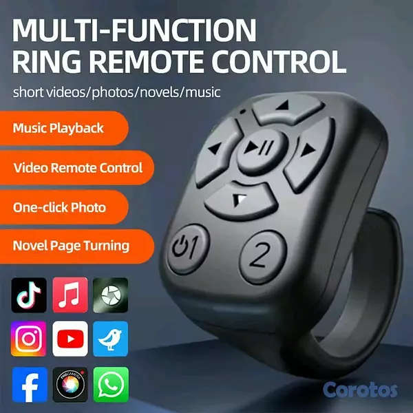 otros electronicos - Air Mouse + Control Anillo Bluetooth PC, Android, Presentaciones, Reels 2