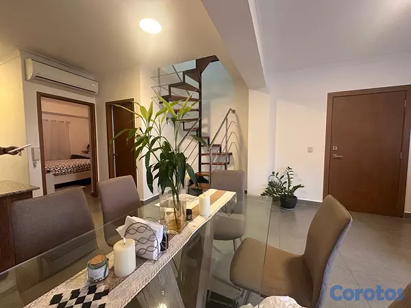 apartamentos - Apartamento en alquiler de 1 Hab con 2 parqueos en Arroyo Hondo por el Nacional  4