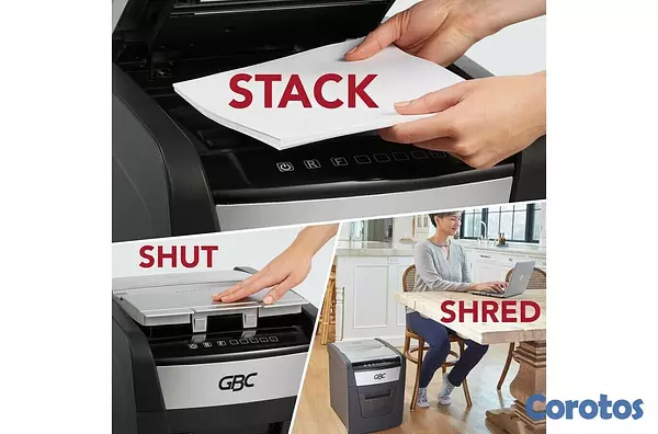 impresoras y scanners - Trituradora de papel,GBC  alimentación automática,  60 hojas 2