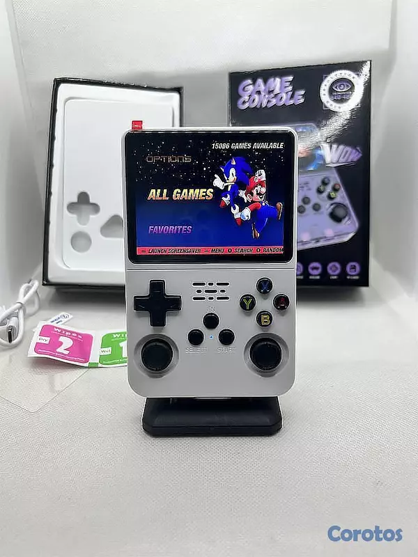 consolas y videojuegos - Portátil R36s con más de 15 mil juegos integrados  8