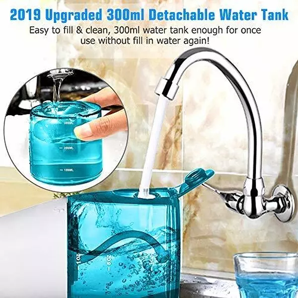 Salud y Equipamiento Médico - Limpiador De Dientes Con Hilo De Agua Inalambrico, Nicefeel 7