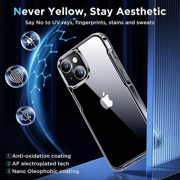 Salud y Equipamiento Médico - Funda Ultra Transparente Para iPhone 14 Simtect 4