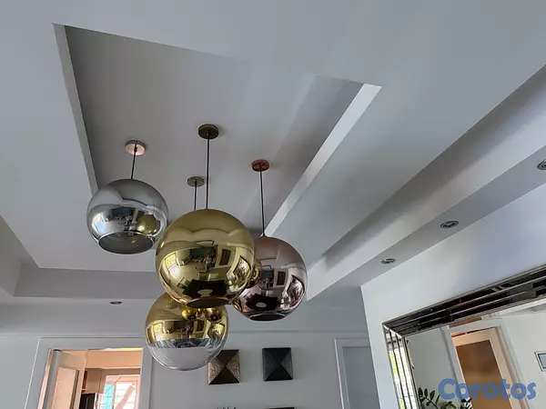 decoración y accesorios - comedor, sillas, lamparas, credenza y espejo 4