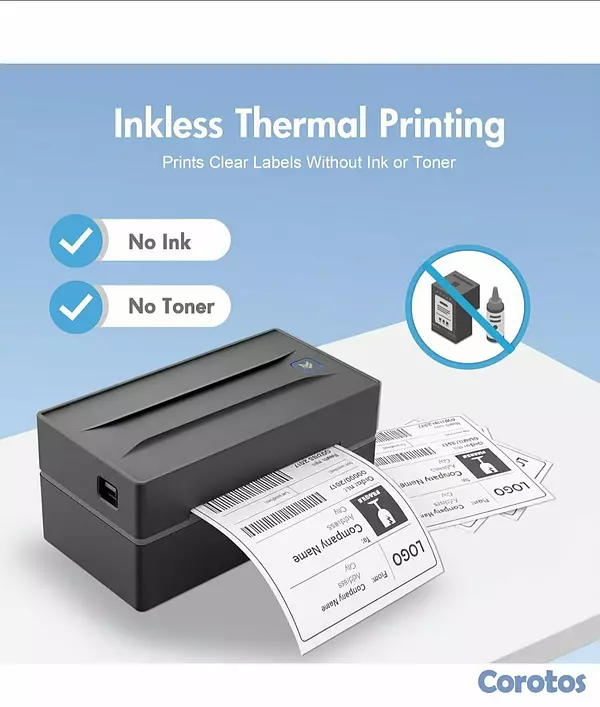 impresoras y scanners - Impresora Bluetooth térmica para etiquetas totalmente nueva en su caja 6