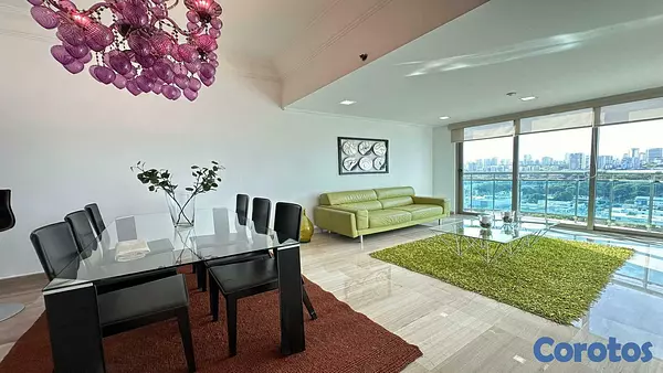 apartamentos - APARTAMENTO AMUEBLADO, CON PSICINA Y GYM DE 2 HABITACIONES EN MALECON CENTER 2