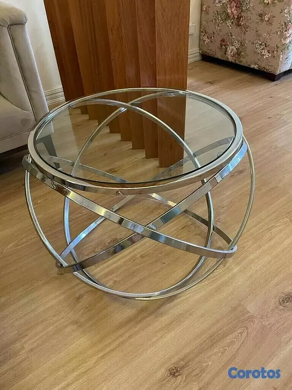 muebles y colchones - Diámetro superior: 23.5”, diámetro máximo : 28.5”, altura: 20” NEG  2