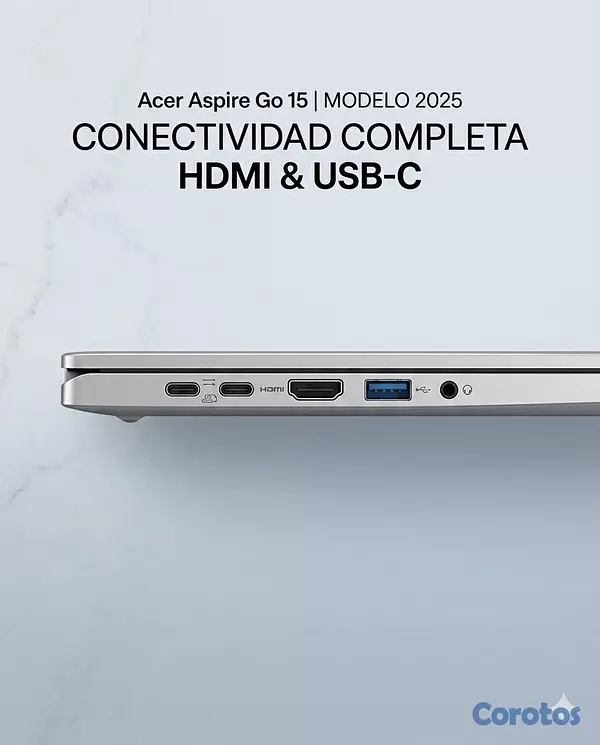 computadoras y laptops - Laptop Acer Aspire Go 15 – Nueva en Caja – Ideal para Trabajo y Estudios
 5