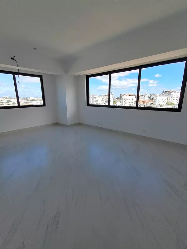 apartamentos - Apartamento 8vo piso en Los Cacicazgos  4