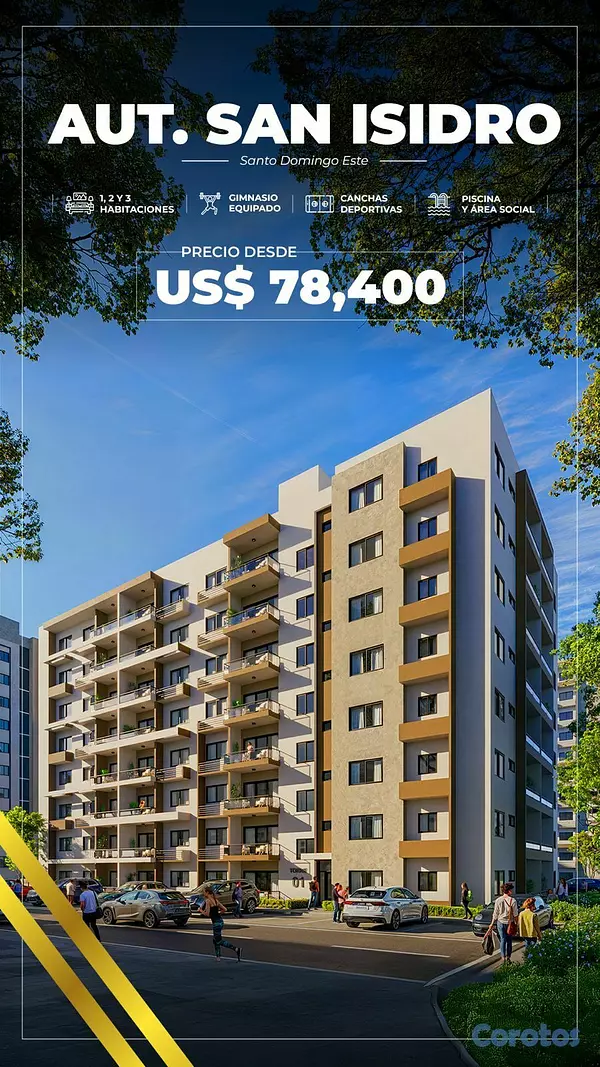 apartamentos - Torre de Apartamentos en san isidro 1