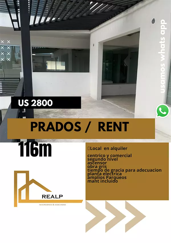 oficinas y locales comerciales - Local prados con terraza 1