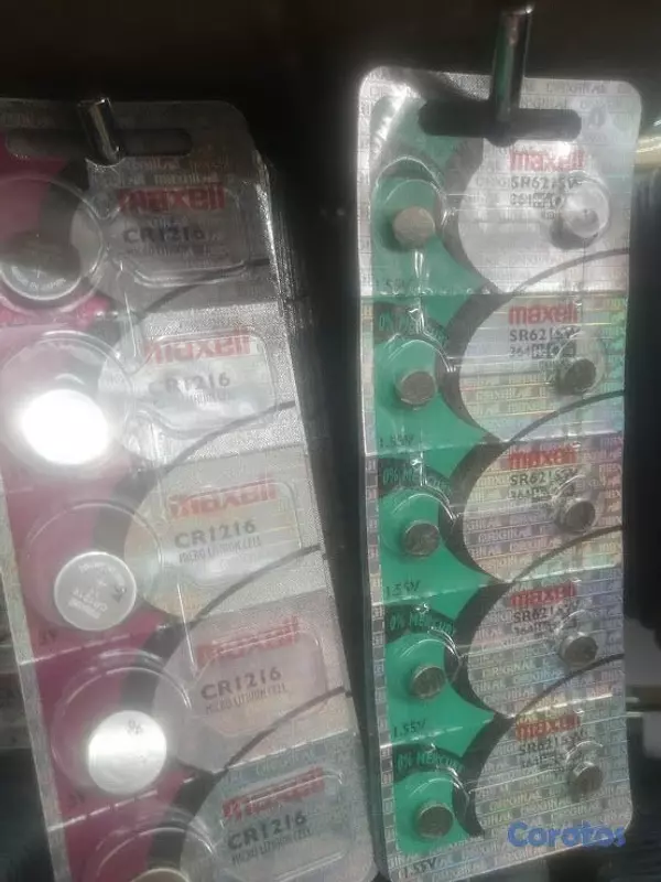 accesorios para electronica - Cajas pilas 377 371 y mas de marca Maxell original 6