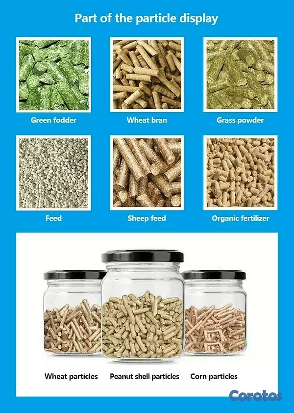 equipos profesionales - Peletizadora paletizadora trituradora moledora de alimentos de animales   5