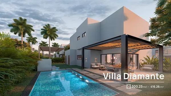 casas vacacionales y villas - Villas Turísticas (Daos-Diamante), Bávaro-Punta Cana 4