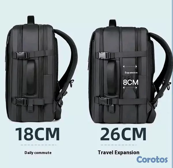 carteras y maletas - Mochila de viaje con cargador portátil  2